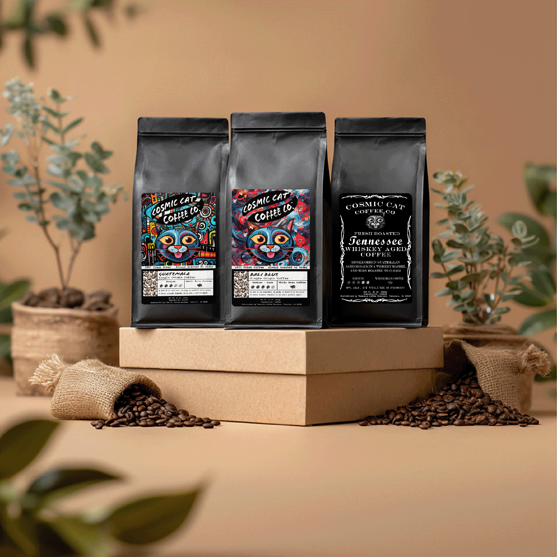 Best Sellers Coffee Box – Cosmic Cat Coffee Co.
