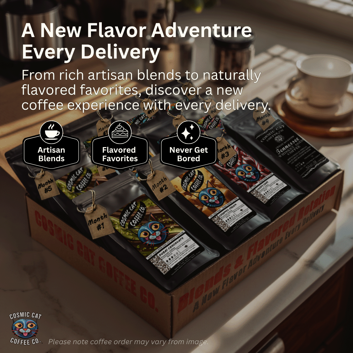 Blends & Flavored Coffee Rotation